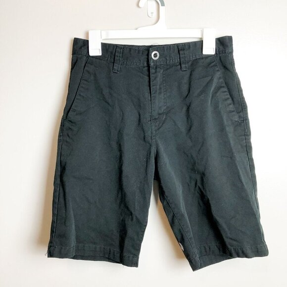 Volcom Classic Black Mens Flat Front Casual Shorts 30 - Picture 5 of 8